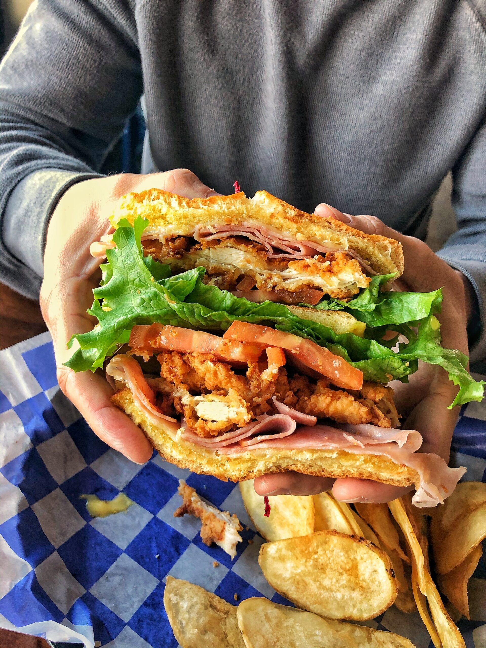 The Bigger Than Texas sandwich at The Point